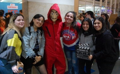 Los alumnos festejaron en el Día del ingresante